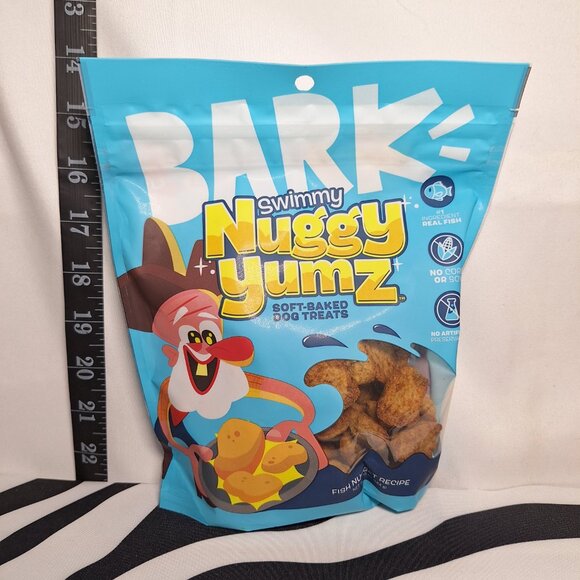 *SALE* NWT Bark Beefy Meat Hunks and Swimmy Nuggy Yumz Dog Treats - 2 pack - Picture 4 of 5